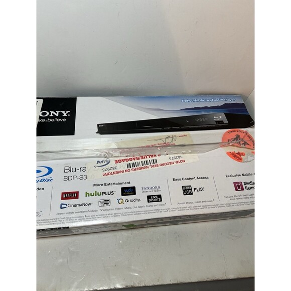 Sony Blu-Ray Player BDP-S380 With Remote New - Picture 2 of 7
